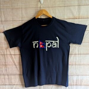Nepal Flag Blue T-Shirt Size XL New Without Tags